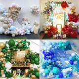 elvesmall  5/10/12inch 10/20/30pcs Baby Blue Latex Balloons Red Green White Sand Wedding Decoration Globos Baby Shower Birthday Party Decor