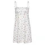 elvesmall  Summer Women Nightwear Floral Thin Pajama Nighty for Ladies Girl Sexy Nightgown Flower Pajamas Dress Home Sleepwear Loungewear
