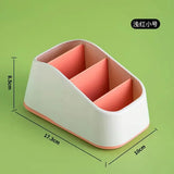 elvesmall Multifunctional Tissue Storage Box Cover Napkin Holder Sundries Ontainer Stationery Organizer for Bedroom Office Bathroom Vanity