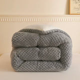 elvesmall New Super Thickened Warm Winter Blankets for Beds Artificial Lamb Cashmere Weighted Blankets Soft Fluffy Warmth Comforter Duvet