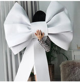 elvesmall  Giant Bow DIY Christmas Decoration Big Bow EVA Shop Display Wedding Arch Birthday Party Festivity Occasion Car Decoration