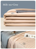 elvesmall  Summer Quilt Simple Luxury Modal comforter Thin Bed Cover Bedding double-sided Quilt single bed  high quality