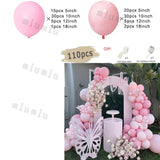 elvesmall Tender Pink Gold Balloon Garland Arch Kit Wedding Birthday Party Decoration Adult Kids Baby Shower Decor Ballon Wedding Supplies