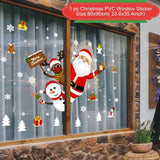 elvesmall Christmas Window Stick Cristmas Ornament Merry Christmas Decorations For Home Xmas Navidad Natal Gifts New Year