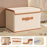 elvesmall Clothes Toy Storage Box Folding Dustproof Organizer Bedroom Shelf Safe Odorless Organizers of Cabinets Drawers for Bedding Quilt