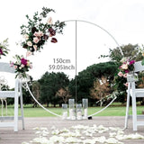 elvesmall  Plastic Balloon Arch Ring DIY Wreath Frame Holder Circle Ballon Stand Column Base Baby Shower Wedding Birthday Party Decor Kids