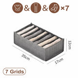 elvesmall Closets Clothes Organizer Pants Jeans Storage Box Cabinet Drawer Organizer Underwear Socks T-Shirt Wardrobe Storage Organizers