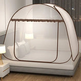 elvesmall Creative Minimalist Style Summer Home Mosquito Net Child Anti-drop Yurt Mosquito Net Big Space Bedroom Double Bed Mosquito Net