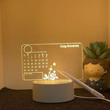 elvesmall  Creative Led Note Board Night Light USB Message Board With Pen Holiday Light Children Girlfriend Gift Decoration DIY Night Lamp