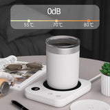 elvesmall 220V Coffee Mug Warmer Cup Heater 3 Gear Temperatures Beverage Cup Warmer Heating Coasters Plate Pad for Cocoa Tea Water Milk