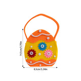 elvesmall  Easter Bunny Ear Gift Bag Felt Egg Carrot Chick Treat Basket Candy Cookie Bag for Kids Favors Easter Party Decoration Supplies