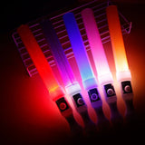 elvesmall  Glow Sticks LED Fluorescent Rod Cylinder Plastic Colorful Flashing Stick Cheer Tube Dark Light Birthday Wedding Party Supplies
