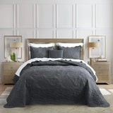 elvesmall  Oversized King Bedspread 128x120 Extra Wide, Quilted Coverlet Bedding Set, Thin Comforter, Luxurious, 5 Piece, Bedspread Set