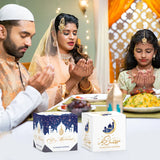 elvesmall 6/12pcs EID Mubarak Candy Cookie Gift Box Ramadan Decoration for Home Muslim Islamic Party Supplies  Ramadan Kareem Gifts