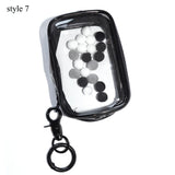 elvesmall Jewelry Organizer Transparent Storage Box Pouch Mystery Box Keychain Bag Storage Case Thicken Wallet Cute Doll Bag Organization