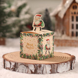 elvesmall Christmas Candy Box Gift Bags Cristmas Santa Claus Cookie Candy Packages 2023 Merry Christmas Party Decorations for Home