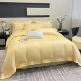 elvesmall High-end 100% Cotton Bedding Set King Size Simple White Duvet Cover Set 220x240 Simple Soft Skin Friendly Comforter Bedding Sets