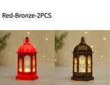 elvesmall Eid Decoration Light Eid Mubarak Lamp Ornament Islam Muslim Party Decor Supplies Ramadan Wind Lantern Decor for Home Party