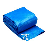 elvesmall Rectangular Swimming Pool Cover Solar Summer Pool Tub Rainproof Dust Cover Outdoor PE Bubble Film Blanket Accessory Pool Covers