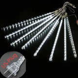 elvesmall  Solar Led Light Outdoor Meteor Shower Rain Lights Waterproof Garden Decor Outdoor Street Garland New Year Christmas Decoration