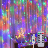 elvesmall 3M 300 LED Curtain String Light Garland Party Backdrop Adult Kids Birthday Wedding Decoration Bachelorette Anniversary Supplies