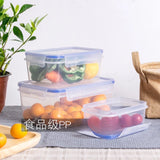 elvesmall Sealed Food Storage Plastic Containers Food Keeper Boxes Fruit and Vegetables Airtight Fresh Watertight Kitchen Items for Home