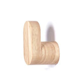 elvesmall Wooden Hook Key Decorative Holder Door Hanger Wall Coat Rack Multi-Purpose Kitchen Bathroom Accessories Storage Gadgets Organize
