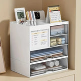 elvesmall Desktop Combination Drawer Storage Box Desk Organizer Reasonable Partition Office Accessories Pen Holder Organizers Stationery