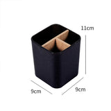 elvesmall Bamboo Electric Toothbrush Holder Razor Makeup Brush Storage Box Toothpaste Toothbrush Stand Bathroom Accessories