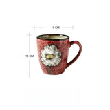 elvesmall  -  Korean Style Retro Hand-painted Creative Mug Personalized Simple Ceramic Coffee Cup Household Large Capacity Juice Drink Milk Cu
