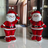elvesmall 1pcs Santa Foil Balloons - 61" Self-Sealing Christmas New Year's Themed Parties Perfect for Holiday Decorations