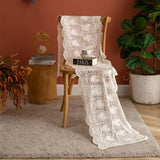 elvesmall Floral Table Path Vintage Lace Tablecover Lace Tablecloth Hotel Home Birthday Wedding Party Banquet Decor Supply Table Runner