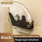 elvesmall  ORIO Pot Lid Rack Pan Cover Holder Cutting Board Pot Shelf Kitchen Storage Rack Wall Mounted Kitchen Accessories Organizer