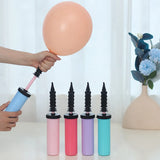 elvesmall High Quality Balloon Pump Air Inflator Hand Push Portable Useful Balloon Accessories For Wedding Birthday Party Decor Supplies