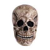 elvesmall  Horror Skeleton Movable Helmet Skull Head Full Face Latex Mask For Adult Carnival Cosplay Halloween Party Decor Props