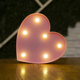 elvesmall  Creative DIY Luminous LED Letter Lights 26 English Alphabet Light for Holiday Home Wedding Birthday Christmas Party Decorations