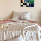 elvesmall High End 100% Lyocell Summer Quilt for Children and Adult Soft Silky Skin Friendly Air Conditioner Comforter Cooling Blanket Kid