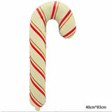elvesmall New Matte Series Christmas Aluminum Film Ball Standing Santa Claus Cane Snowman Standing Elk Balloon