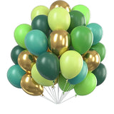 elvesmall 30pcs Confetti Metallic Chorme Latex Balloons For Birthday Party Decoration Baby Shower Wedding Party Decor Clear Air Globos