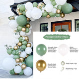 elvesmall Green Balloon Garland Arch Kit Jungle Safari Birthday Party Decor Kids Boy Baby Shower Balloons Wedding Birthday Party Supplies