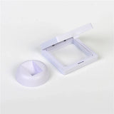 elvesmall 5/10PCS Jewelry Storage Box 3D Packaging Case Gemstone Floating Frame Membrane Ring Coin Display Case Necklace Display Holder