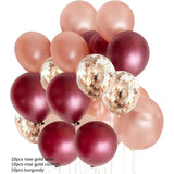 elvesmall 30pcs Globos Confetti Latex Balloons Wedding Decoration Baby Shower Birthday Party Decor Clear Air Balloons Valentine'S Day