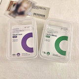 elvesmall High Quality Flip Top Transparent Storage Box Can Be Used Repeatedly Card Film Storage Box Fine Workmanship Simple And Delicate