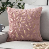 elvesmall Cushion Cover Feather Fur Upholstery Cushion Pillowcase Wholesale Home Bedroom Decorative Pillowcase Sofa Pillowcase