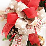 elvesmall Christmas Wreath Artificial Wreath Window Wall Door Hanging Garlands Rattan Home Christmas Decoration New Year 2025