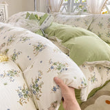 elvesmall Maternal And Baby Grade Class A Pure Cotton Foam Four Piece Set For Student Dormitories, Bed Sheets, Bed Sheets, Bedding Sets