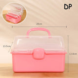 elvesmall Multi-layer Hairpin Storage Box Cute Girls Jewellery Box Children's Hair Accessories Storage Box Toy Storage Box 악세사리 보관함