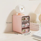 elvesmall Desktop Organizer Drawer Box Desk Pen Holder Hair Accessories Storage Shelf Cosmetic Stationery Storage Box Home School Office