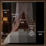 elvesmall Hanging Dome Mosquito Net Bed Canopy Romantic Shading Double Layer Bed Valance Anti-mosquito Home Textiles Bedcover Curtain