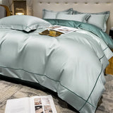 elvesmall  Embroidery Bedding Sets Egyptian Cotton Bed Sheet Set Luxury Duvet Cover Bedsheet Bed Linen Pillowcase 5 Stars Hotel Bedclothes